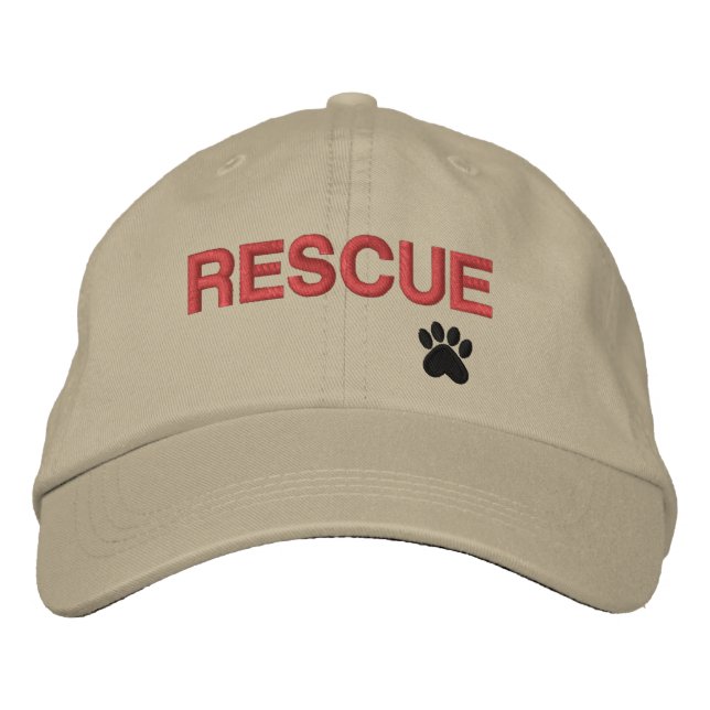RESCUE EMBROIDERED HAT (Front)
