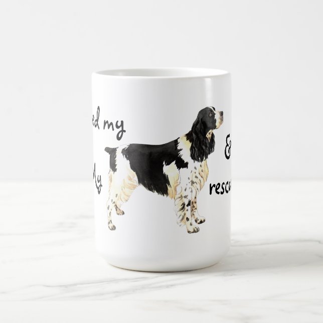 Rescue English Springer Spaniel Coffee Mug (Center)