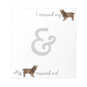 Rescue Field Spaniel Notepad