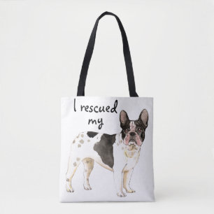 Rescue Frenchie Tote Bag