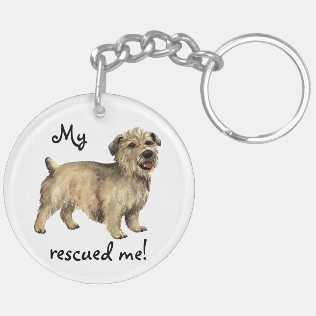 Rescue Glen of Imaal Terrier Key Ring (Back Right)