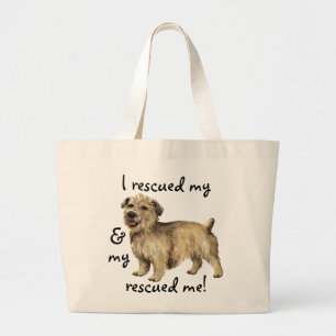 Rescue Glen of Imaal Terrier Large Tote Bag