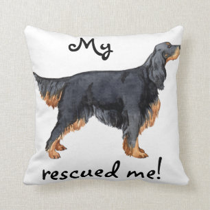 Rescue Gordon Setter Cushion