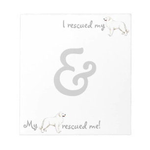 Rescue Great Pyrenees Notepad