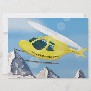 Rescue Helicopter Invitation
