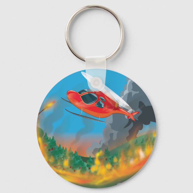Rescue Helicopter Key Ring (Front)