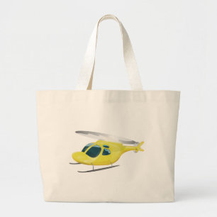Rescue Helicopter Large Tote Bag