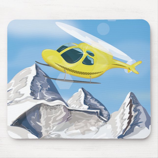 Rescue Helicopter Mouse Pad (Front)