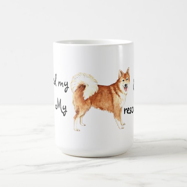 Rescue Icelandic Sheepdog Coffee Mug (Center)