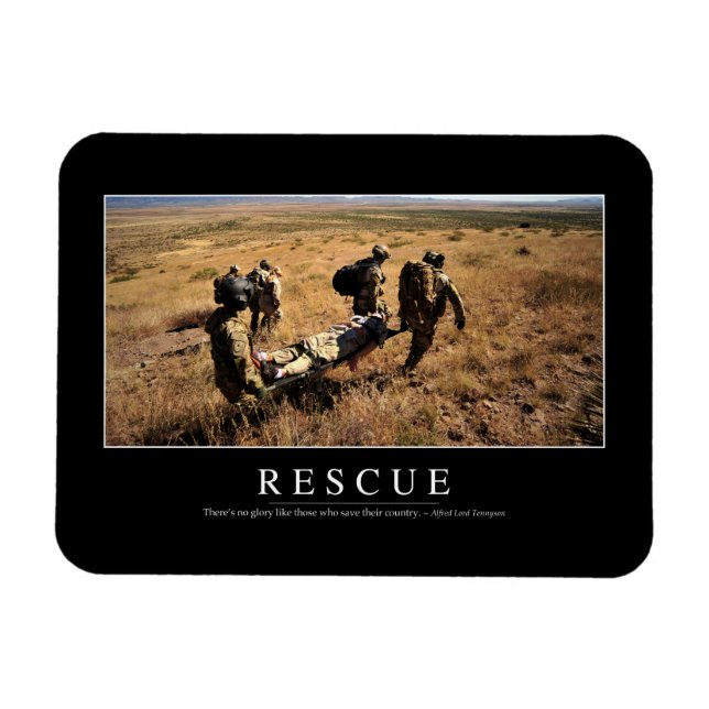 Rescue: Inspirational Quote 1 Magnet (Horizontal)