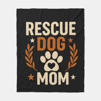 Rescue Is My Favourite Breed Fleece Blanket