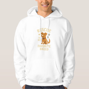 Rescue Is My Favourite Breed Hoodie
