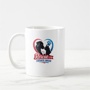 Rescue Is My Favourite Breed – Inspiring Pet Coffee Mug