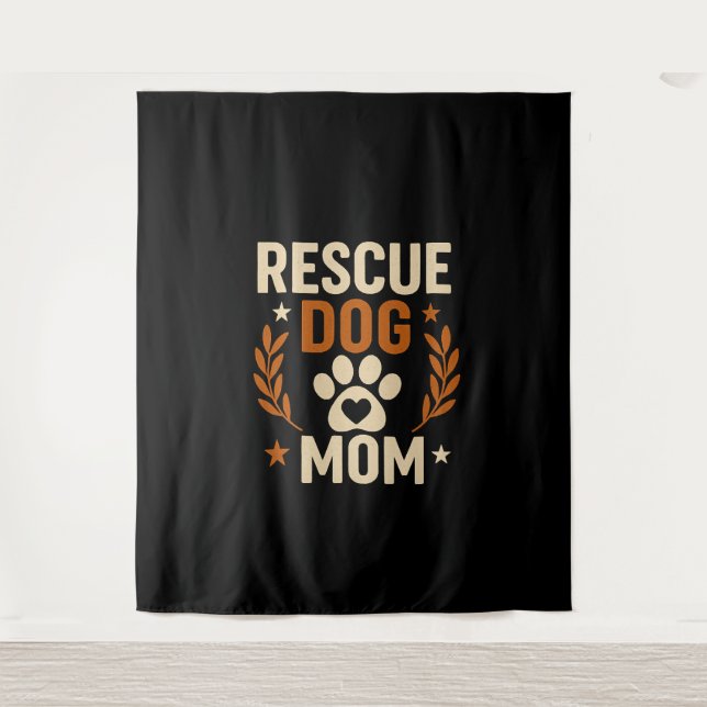Rescue Is My Favourite Breed Tapestry (Front)