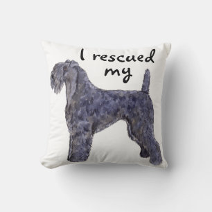 Rescue Kerry Blue Cushion