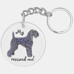 Rescue Kerry Blue Key Ring