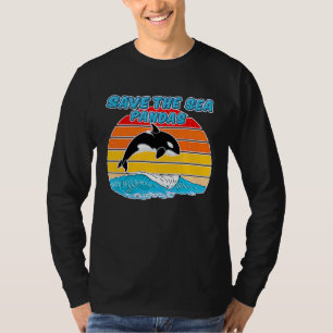 Rescue Killer Whale Orcas Save The Sea Pandas Mari T-Shirt