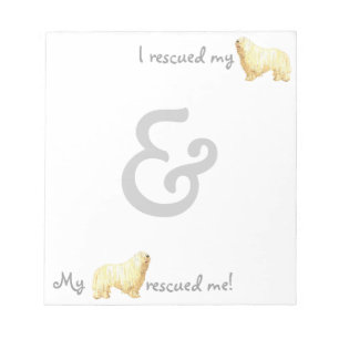 Rescue Komondor Notepad