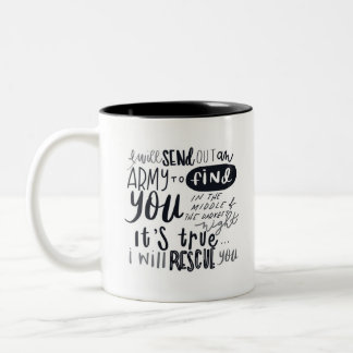 Rescue Lyrics Mug