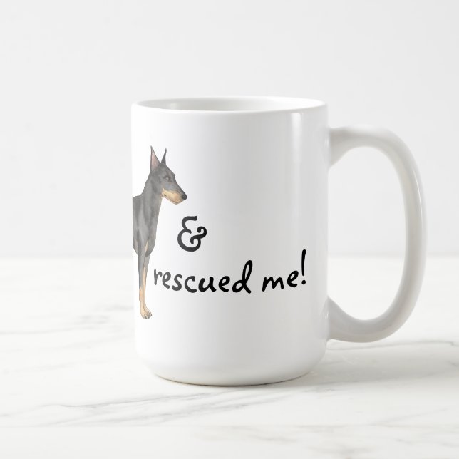 Rescue Manchester Terrier Coffee Mug (Right)