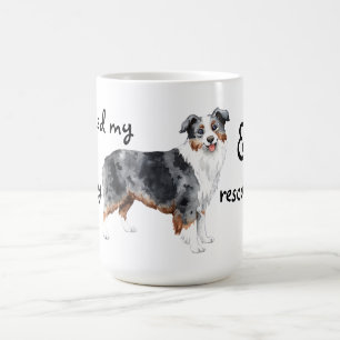 Rescue Miniature American Shepherd Coffee Mug