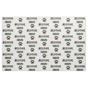 Rescue Mom Retro Design Fabric