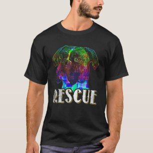 Rescue Mum Adopt Love Adopt Paw And Dog Rescue T-Shirt