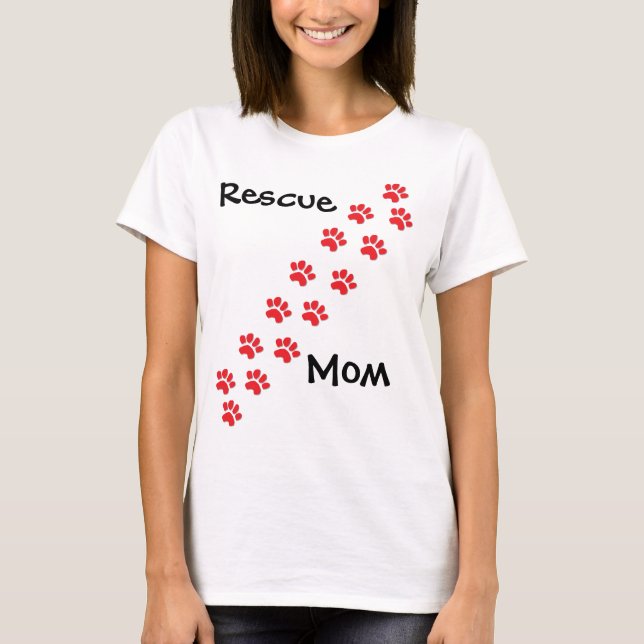 Rescue Mum Mother's day T-Shirt (Front)