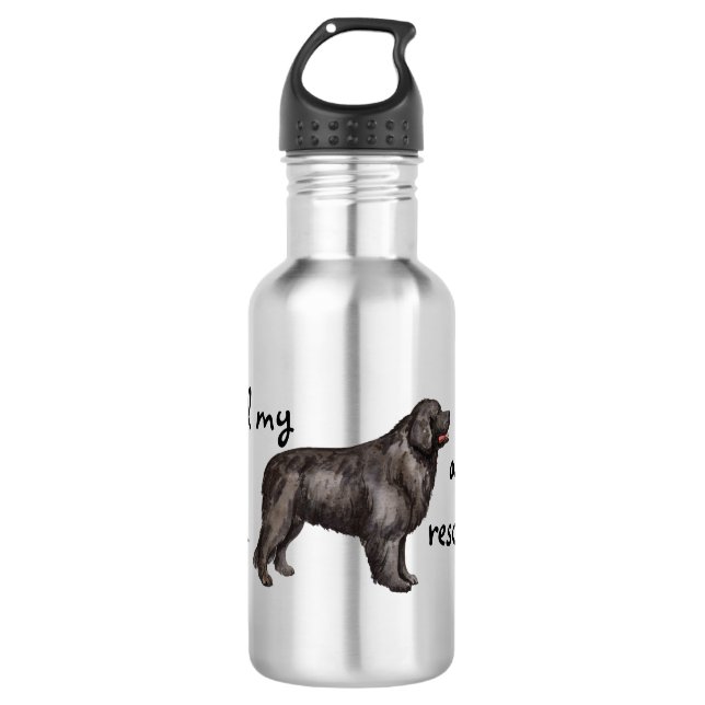 Rescue Newfoundland 532 Ml Water Bottle (Front)
