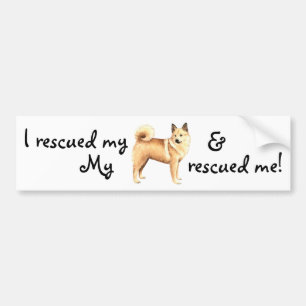 Rescue Norwegian Buhund Bumper Sticker