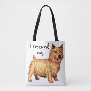 Rescue Norwich Terrier Tote Bag