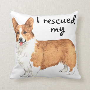 Rescue Pembroke Welsh Corgi Cushion