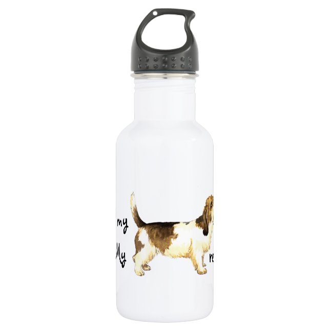 Rescue Petit Basset Griffon Vendéen 532 Ml Water Bottle (Front)