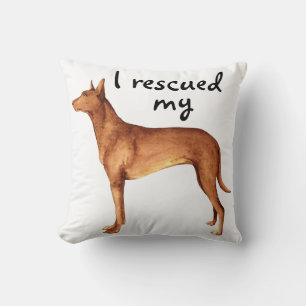 Rescue Pharaoh Hound Cushion