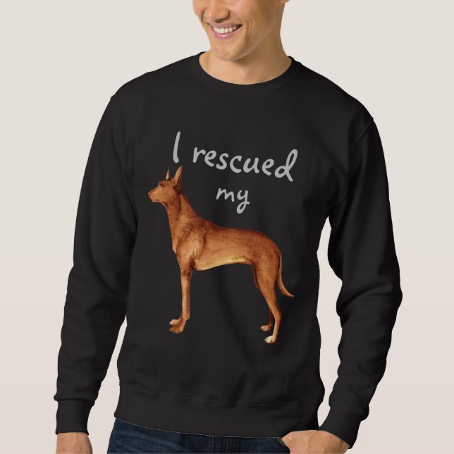 Rescue Pharaoh Hound Sweatshirt (Front)