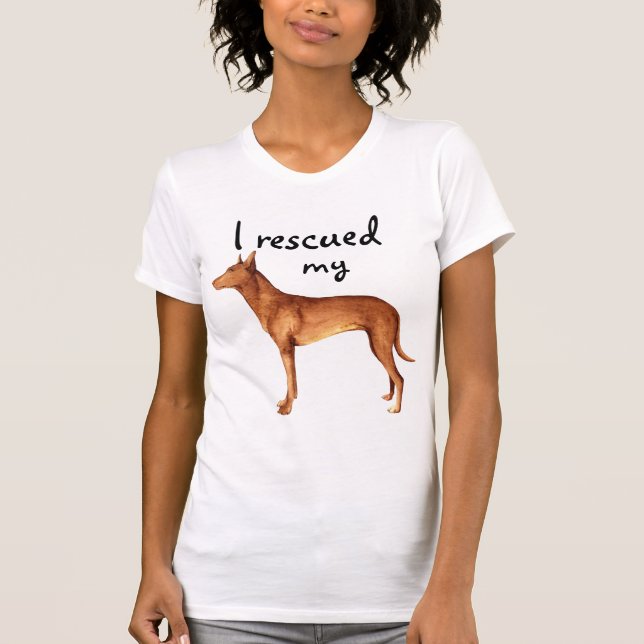Rescue Pharaoh Hound T-Shirt (Front)