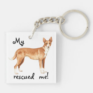 Rescue Portuguese Podengo Key Ring