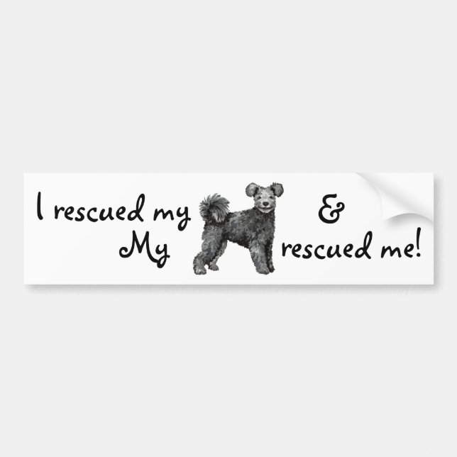 Rescue Pumi Bumper Sticker (Front)