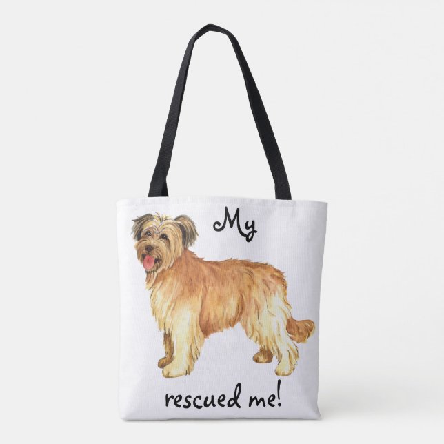 Rescue Pyrenean Shepherd Tote Bag (Back)