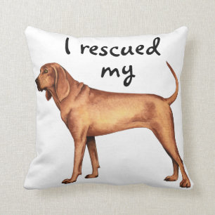 Rescue Redbone Coonhound Cushion