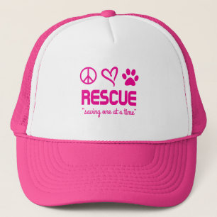 Rescue "Saving One At A Time" Hat (pink)
