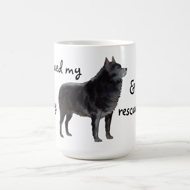 Rescue Schipperke Coffee Mug (Center)