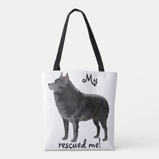 Rescue Schipperke Tote Bag (Back)