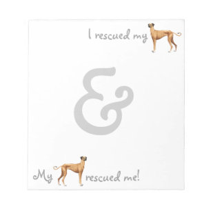 Rescue Sloughi Notepad