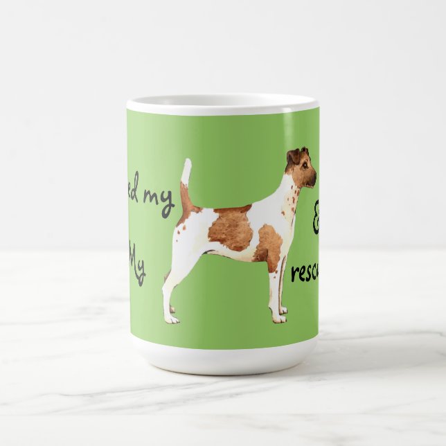 Rescue Smooth Fox Terrier Coffee Mug (Center)