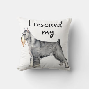 Rescue Standard Schnauzer Cushion