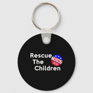 Rescue The Children Trump Presidential Election Key Ring