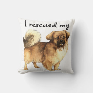 Rescue Tibetan Spaniel Cushion