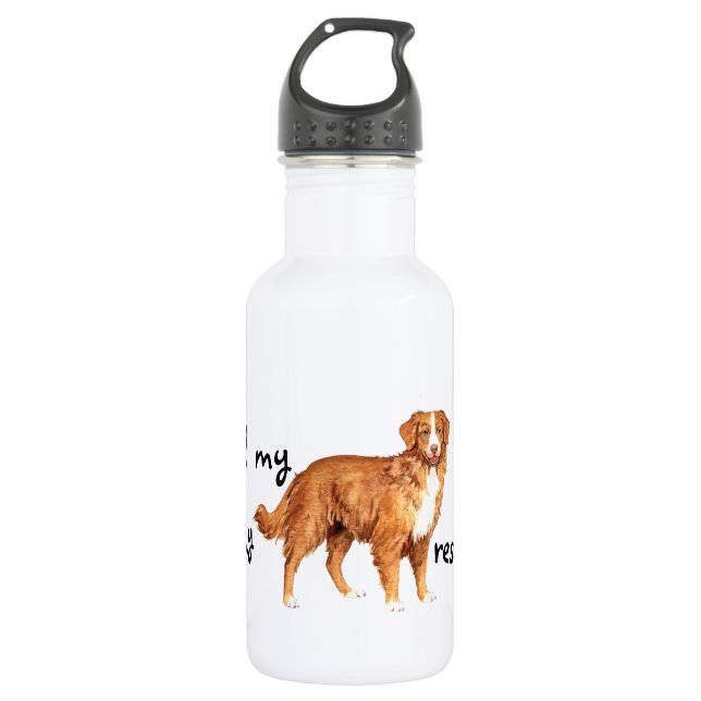 Rescue Toller 532 Ml Water Bottle (Front)