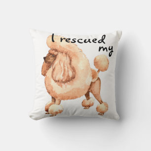 Rescue Toy Poodle Cushion